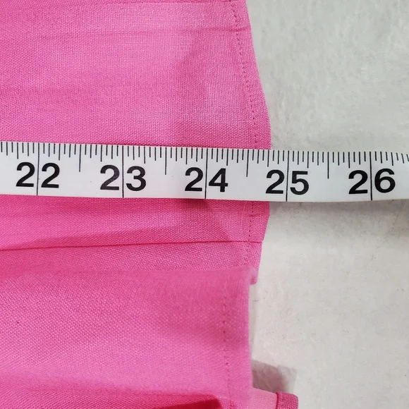 Milly Cameron Solid Linen Strapless Dress size 2 Pink Party Legally Blonde - Picture 13 of 15